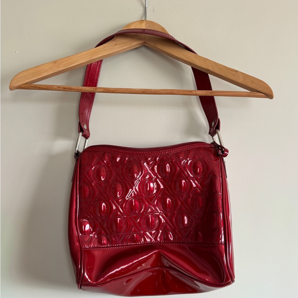 Vintage Xoxo red patent bag
